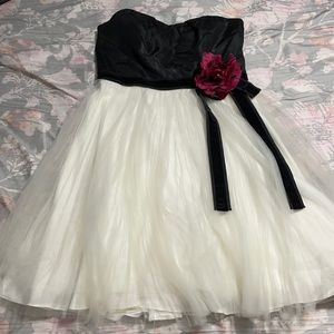 White House black market empire waist tulle dress
